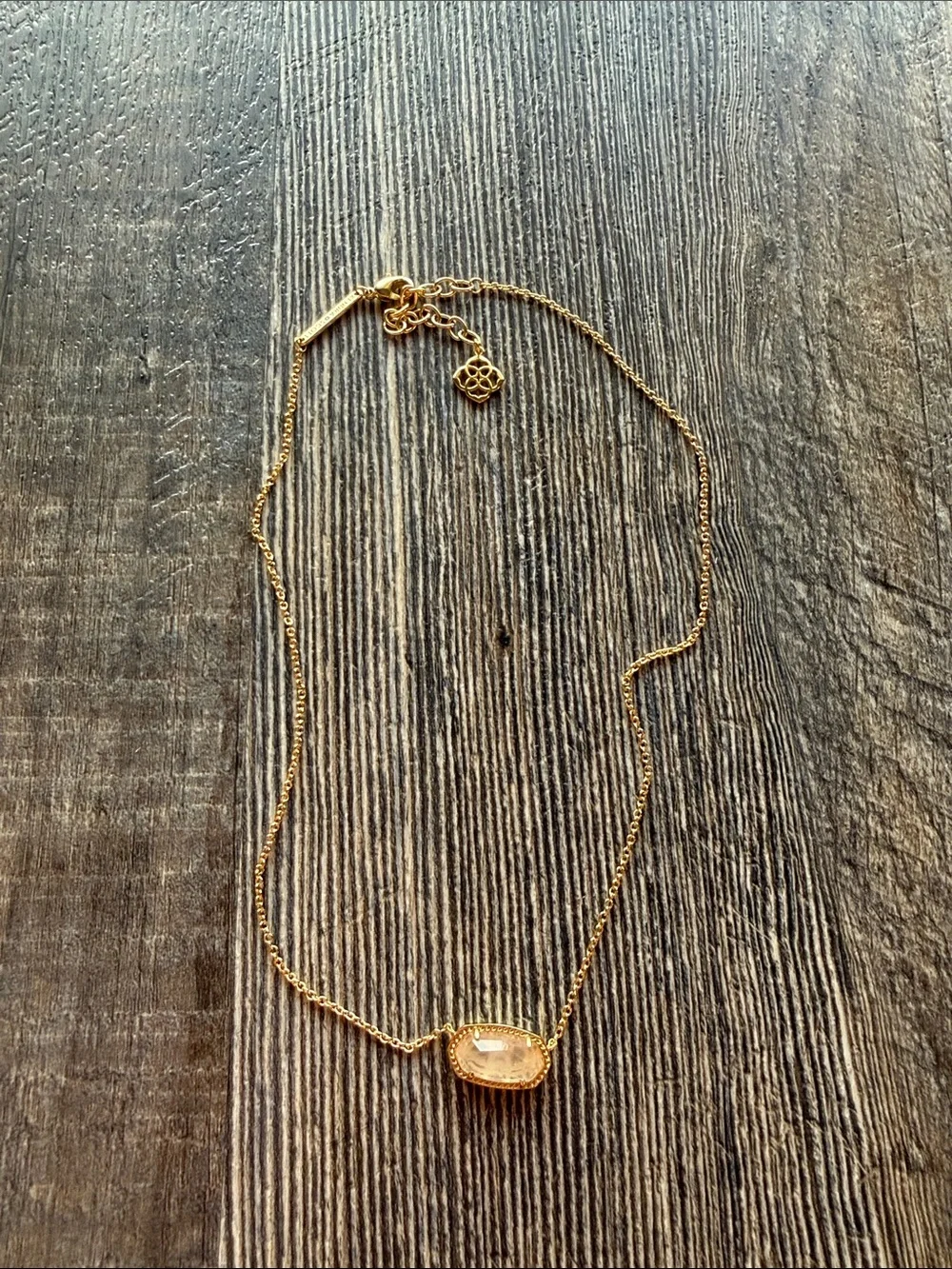 Kendra Scott Clear Stone Pendant Necklace - Women Jewelry